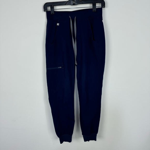 Figs Pants - Figs Technical Collection Navy Blue Joggers Nurse Scrub Pants Healthcare